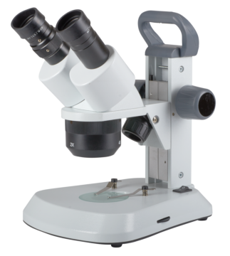 OM124L 10x, 20x, 40x Rechargeable LED Student Stereo Microscope