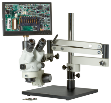 CX3-2300S-V7 7.5X-45X Zoom Stereo Microscope Inspection System