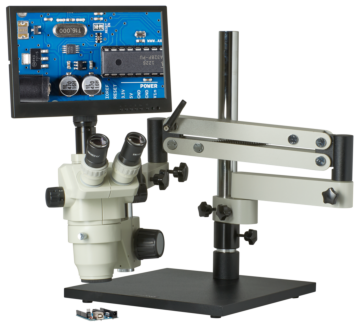 CX3-OM99-V7 6.5X-45X Zoom Stereo Microscope Inspection System