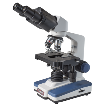 Omano OM118-B4SL LED Compound Student Microscope 40X-1000X
