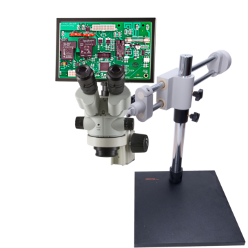CX3-OM2300S-V6 7.5X-45X Zoom Stereo Microscope Inspection System