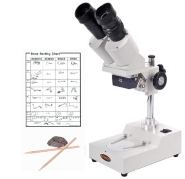 OM20-1LP 20X Student Stereo Microscope Gift Package