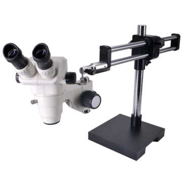 OM99-V15 6.5X-45X Zoom Stereo Boom Microscope