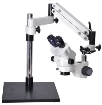 Omano OM2300S-V7 Zoom Stereo Boom Microscope 7.5X - 45X