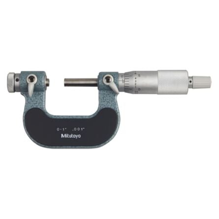 Mitutoyo Screw Thread Micrometers - Series 326,126-Interchangeable Anvil-Spindle Tip Type