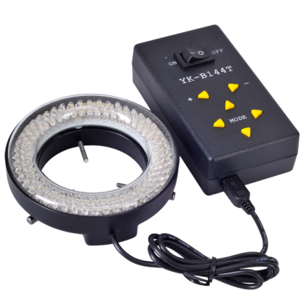 Omano Microscope Ring Light - 144 LED Ring Light, Variable Intensity by Section