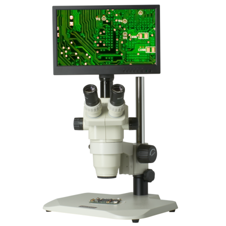 Omano CX3-OM99-V3 Zoom Stereo Microscope Inspection System 6.5X-45X