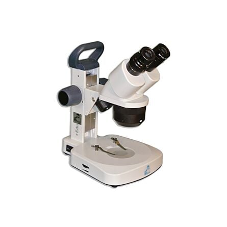 Meiji Techno EM-21 LED Binocular Entry-Level 2X, 4X Incident and Transmitted Turret Stereo Rechargeable Microscope