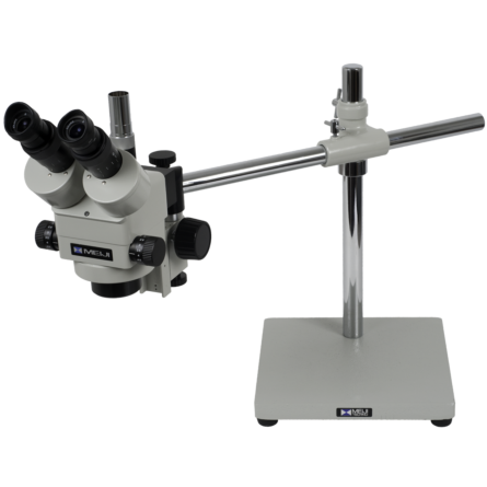 Meiji Techno SMT-8TR Fiber Optic Stereo Microscope Inspection Station