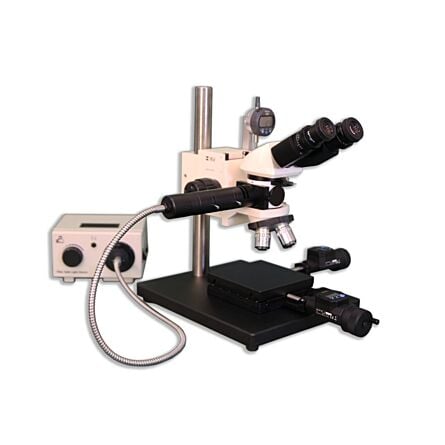Meiji Techno MC-60 Binocular Reflected Light Brightfield/Darkfield Tool Makers/Measuring Microscope