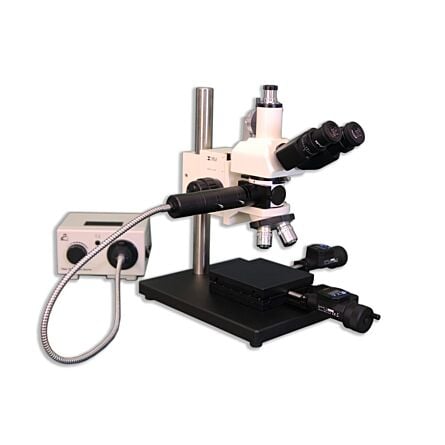Meiji Techno MC-70 Trinocular Reflected Light Brightfield/Darkfield Tool Makers/Measuring Microscope