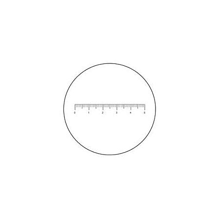 Meiji Techno MA256 5mm line divided into 100 units