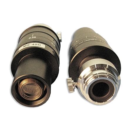 Meiji Techno MS-40D MacroZoom Len 0.28X – 1.8X with C” Mount Adapter with Detent