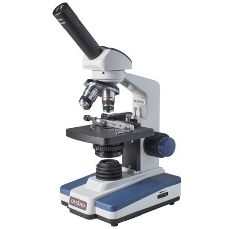 Omano OM118-M4 Student Monocular Compound Microscope 40X-1000X