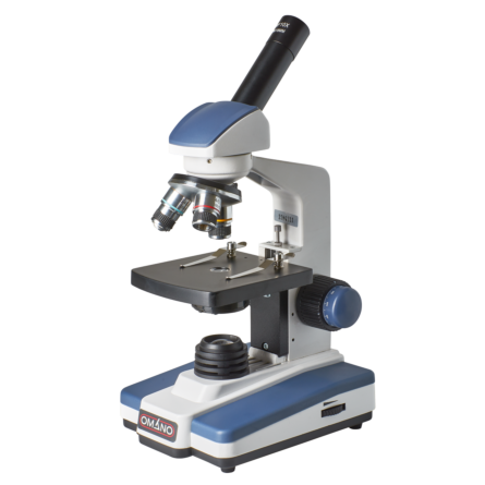 Omano OM118-M3 Monocular Student Compound Microscope 40X-400X