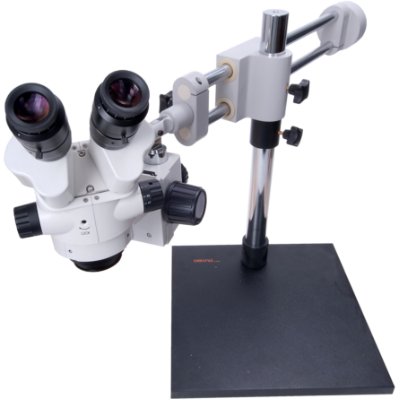Omano OM2300S-V6 Zoom Stereo Boom Microscope 7X - 45X 