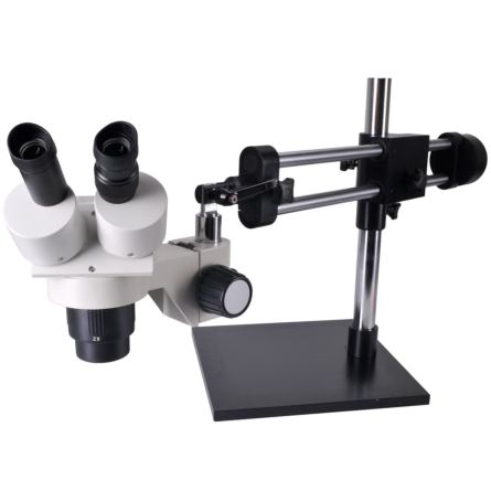 OM2040-V6 Dual Power Stereo Boom Microscope 