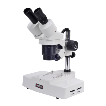 Omano OM4424 dual-power stereo microscope