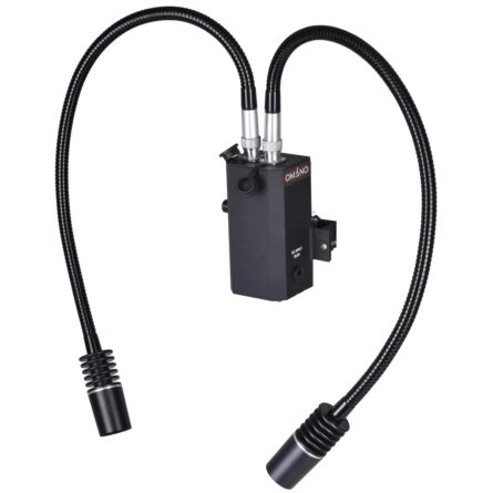 Omano OMLED-DP6W LED Dual Gooseneck Pole Mount Light