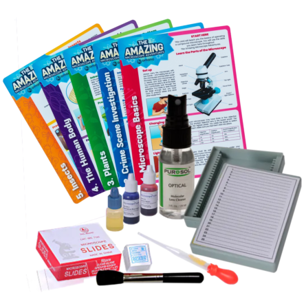 Omano Slide and Stains Kit with Book