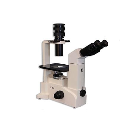 Meiji Techno TC-5300L Binocular Inverted Brightfield/Phase Contrast Biological Microscope with LED illumination