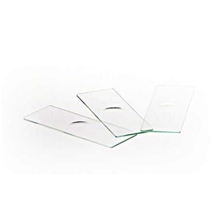 Omano 10 Microscope Well Slides, 1.5cm Depression