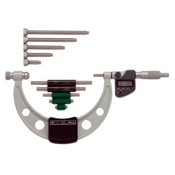 Mitutoyo Outside Micrometers - Series 340,104 - with Interchangeable Anvils
