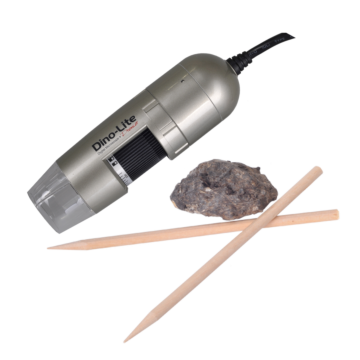 Dino-lite AM3111 Digital Microscope with Owl Pellet Kit 10X-50X ~ 230X 0.3MP