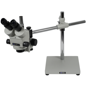 Meiji Techno SMT-5TR Fiber Optic Stereo Microscope Inspection Station