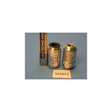 Meiji Techno MA822 TC Plan Achromat 20X objective Infinity/ 1.0, N/A. 0.40, F.L. 10.0, W.D. 7.0