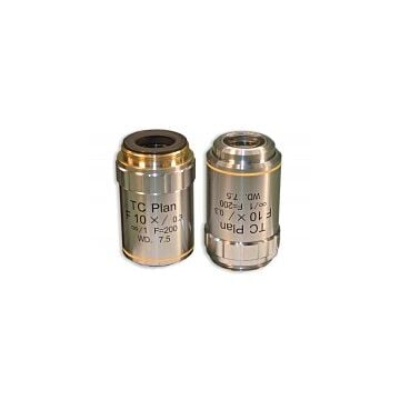 Meiji Techno MA850 TC Plan Achromat F10X objective Infinity Corrected