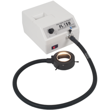 Meiji Techno FL152 150W Halogen Annular Ring Fiber Optic Illuminator
