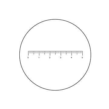 Meiji Techno MA509 5mm Line Divided into 100 Units