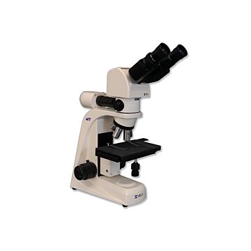 Meiji Techno MT7000EH Metallurgical Ergonomic Binocular Upright Brightfield Compound Microscope with Infinity Corrected Plan EPI 5X, 10X, 20X, 50X and Vertical Koehler 6V 30W Halogen Incident Illuminator