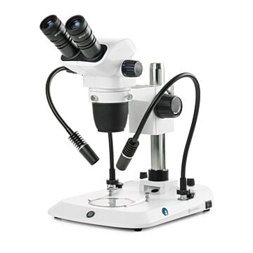 Euromex NexiusZoom Binocular Stereo Zoom Microscope with Dual Gooseneck LED Lights ENZ-1902-PG