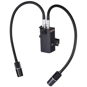 Omano OMLED-DP6W LED Dual Gooseneck Pole Mount Light