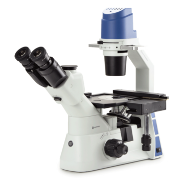 Euromex EOX-2053-PLPH Oxion Inverso Biological Inverted Trinocular Microscope with Mechanical Stage