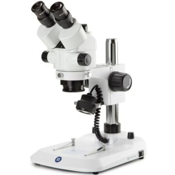 Euromex SB.1903-P StereoBlue Trinocular Microscope | 7x-45x Zoom | LED Pillar Stand