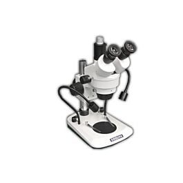 Meiji Techno EM-61-Trinocular Stereo Zoom Microscope (0.7X-4.5X) with Dual arm LED Incident Light