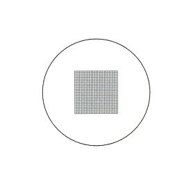 MA524 10mm square divided into 400 parts