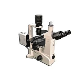 Meiji Techno TC-5600CW Trinocular Inverted LED/Halogen Epi-Fluorescence Biological Microscope