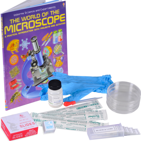 Omano Microbiology Kit with Starter Slide Kit & Book