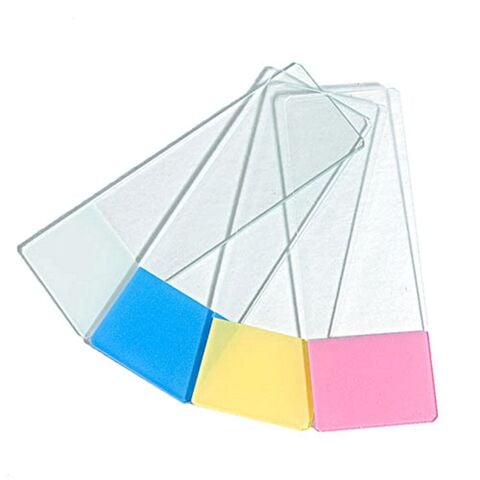 Omano 50 Blank Slides, Color Frosted, Pink