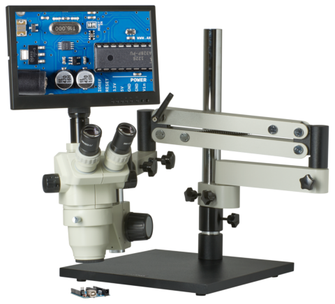 CX3-OM99-V7 6.5X-45X Zoom Stereo Microscope Inspection System