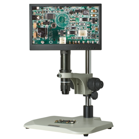 CX3-VIDZ-V3 6X-50X Zoom Digital Inspection Microscope