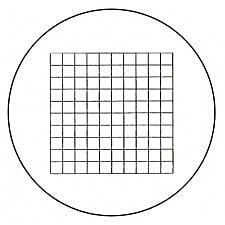 Meiji Techno MA283/05 10mm Square Divided into 100 Parts