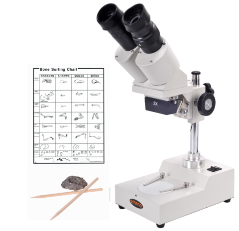 OM20-1LP 20X Student Stereo Microscope Gift Package