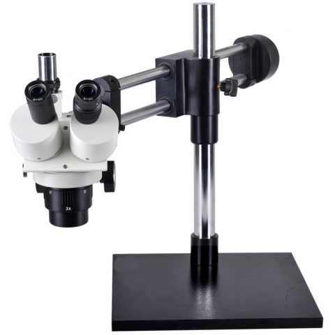 OM1030-V15 10X / 30X Dual Power Stereo Boom Microscope